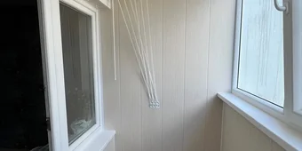 Внутренняя отделка балкона 